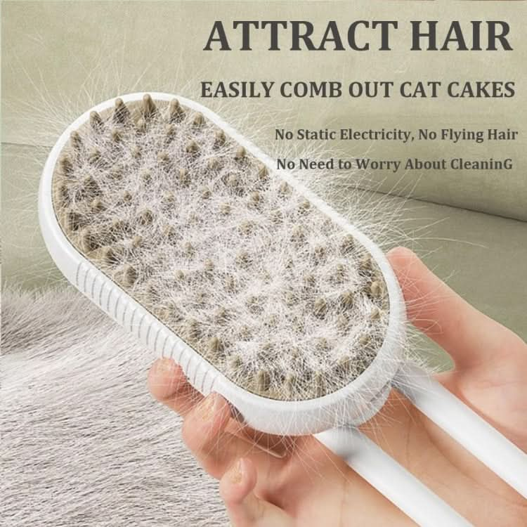 Pet Electric Spray Comb Rechargeable Cat Steamy Grooming Brush Cleaning Tool - Reluova