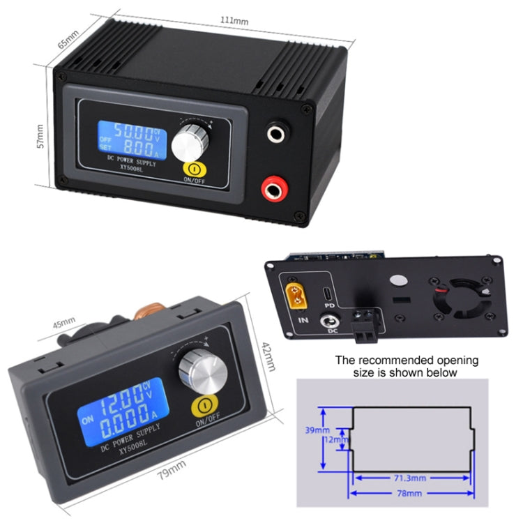 50V 8A DC Numerical Control Lithium Battery Step-Down Power Supply Reluova