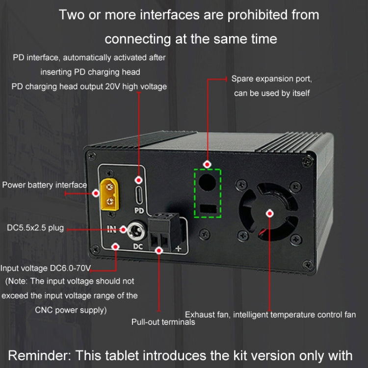 50V 8A DC Numerical Control Lithium Battery Step-Down Power Supply Reluova