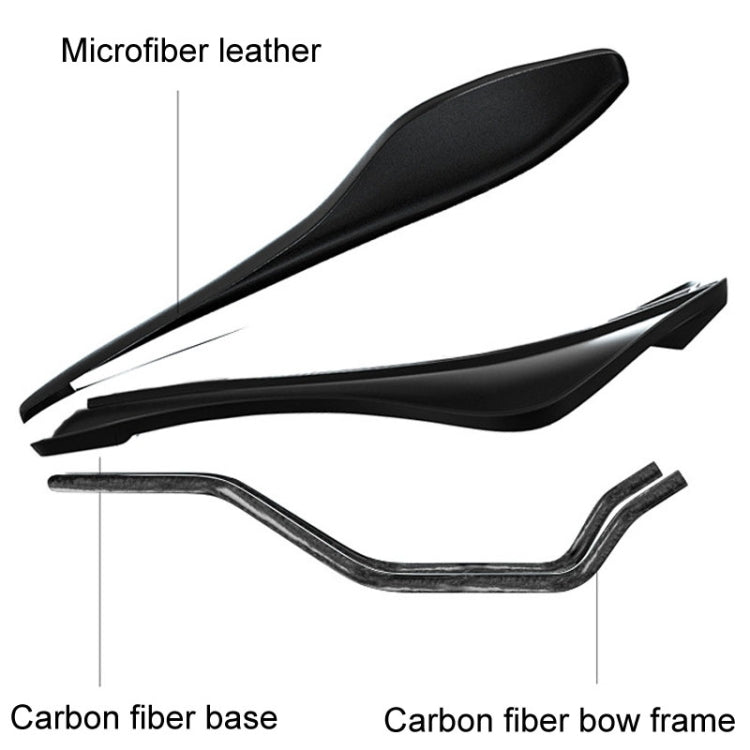 ENLEE E-ZD412 Bicycle Carbon Fiber Cushion Outdoor Riding Mountain Bike Saddle Reluova