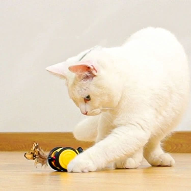 Bee Shaped Cats Motorized Toys Intelligent Cats Teasing Pet Toy Stroller - Reluova