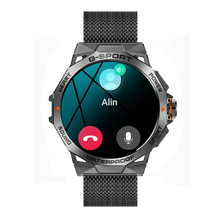 K62 1.43 Inch Waterproof Bluetooth Call Weather Music Smart Sports Watch