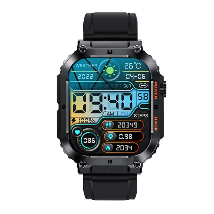 K57 Pro 1.96 Inch Bluetooth Call Music Weather Display Waterproof Smart Watch