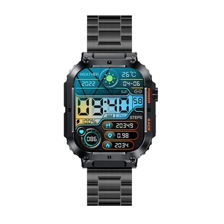 K57 Pro 1.96 Inch Bluetooth Call Music Weather Display Waterproof Smart Watch