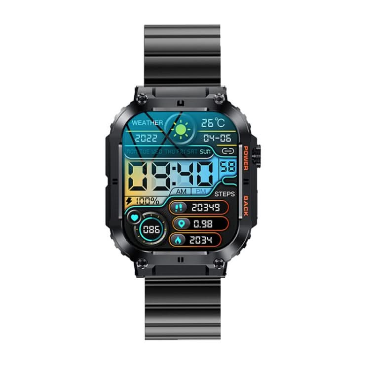 K57 Pro 1.96 Inch Bluetooth Call Music Weather Display Waterproof Smart Watch