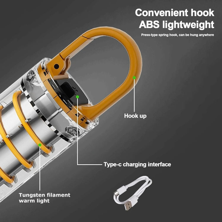 Outdoor LED Flashlight Multi-Functional Camping Lighting Flashlight Portable Rechargeable Work Lamp