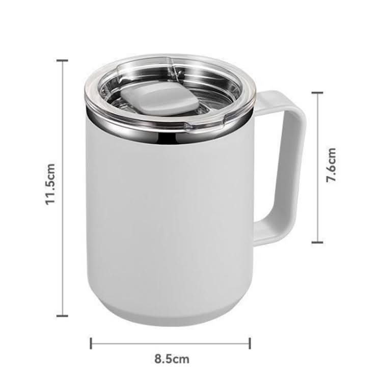 401-500ml 304 Stainless Steel Portable Mug Coffee Cup with Lid Leakproof Thermos Drink Bottle(Pink)-Reluova