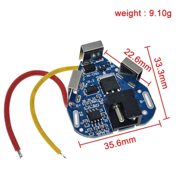 3S 12.6V DC Lithium Battery Protection Board Power Battery Protection Plate For Electrical Drill Reluova