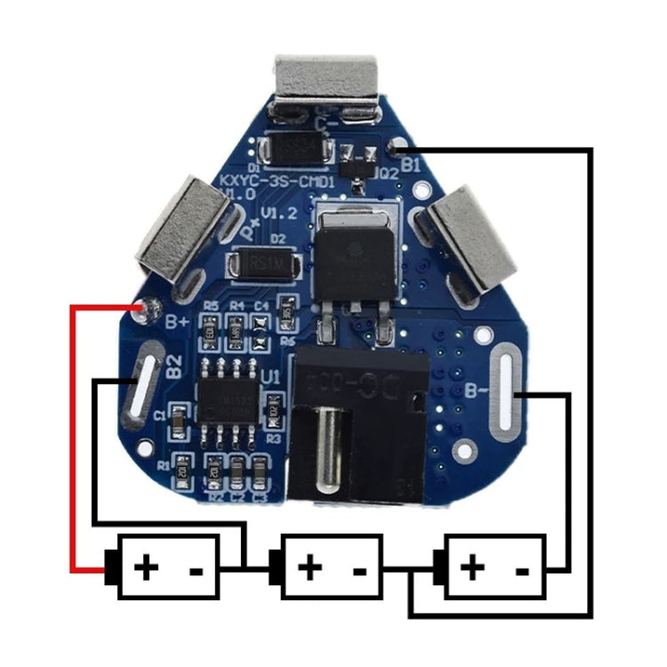 3S 12.6V DC Lithium Battery Protection Board Power Battery Protection Plate For Electrical Drill Reluova