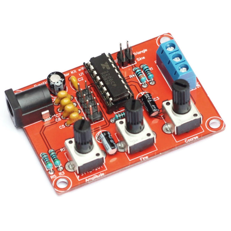 XR2206 High Precision Signal Generator DIY Kit Sine Triangle Square Waves 1Hz-1MHz Frequency Range Reluova