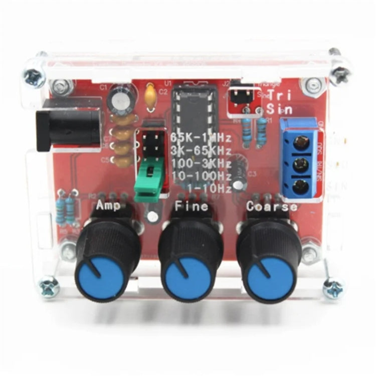 XR2206 High Precision Signal Generator DIY Kit Sine Triangle Square Waves 1Hz-1MHz Frequency Range Reluova