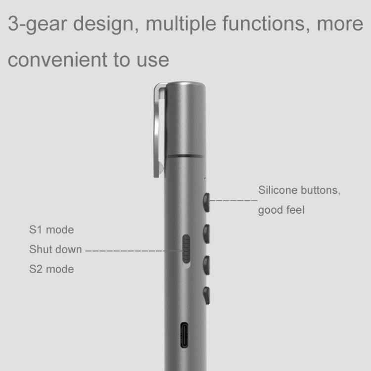 Conference Teaching Page Turning Pen Electronic Telescopic Pointer Laser Pointer PPT Wireless Presenter