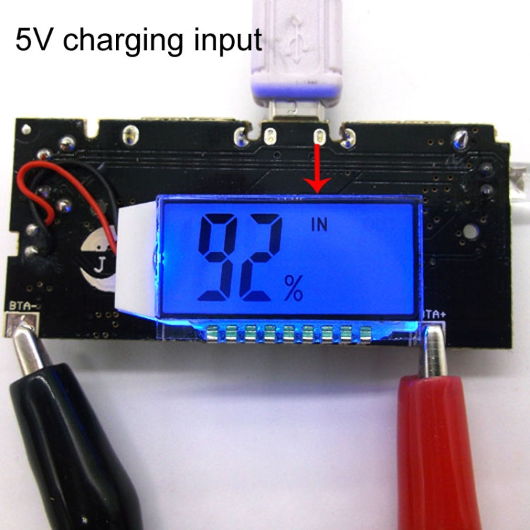 Dual USB18650 Battery Charger Module Mobile Power Boost DIY Li-Ion Battery Digital Display Charging Motherboard