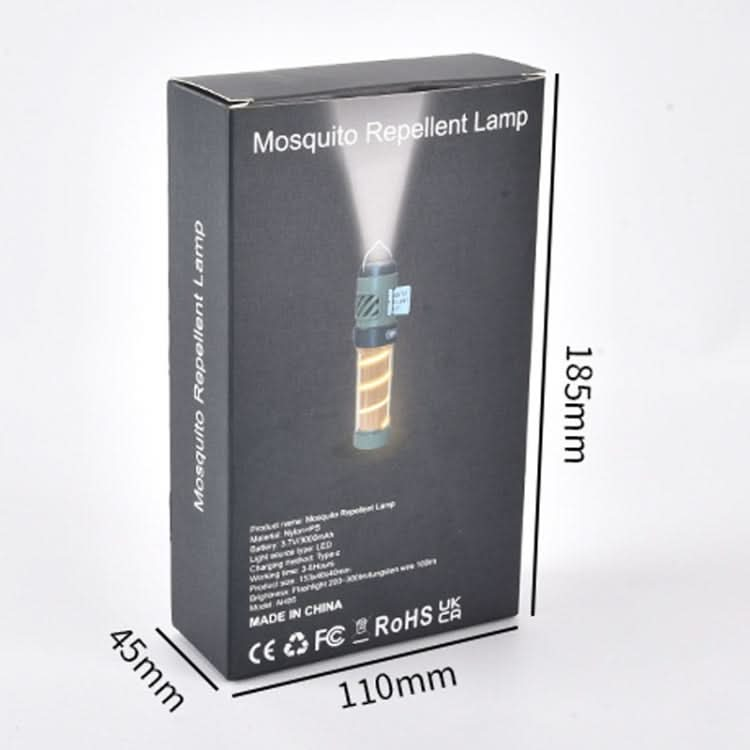 4 In 1 Outdoor Multi-function Flashlight Ambient Light Mosquito Repellent Lamp, Spec: Tripod Version-Reluova