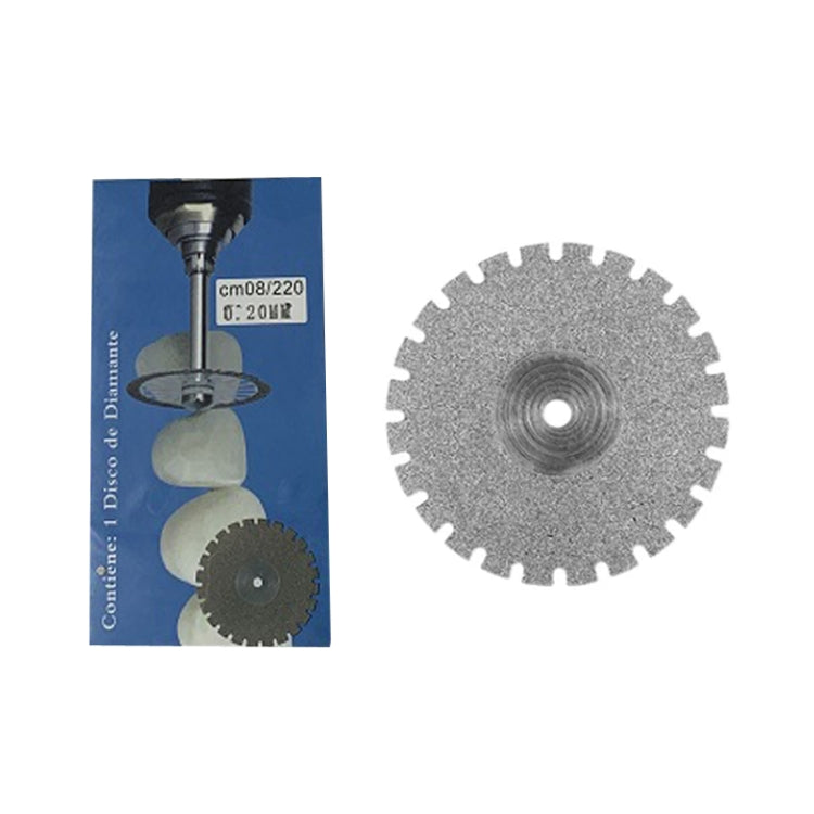 0.2mm Dental Lab Polishing Diamond Discs Dentist Rotary Cutting Tool