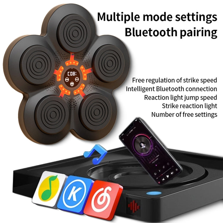 LED Light Smart Bluetooth Music Boxing Machine Home Punch-free Wall-mounted Electronic Boxer