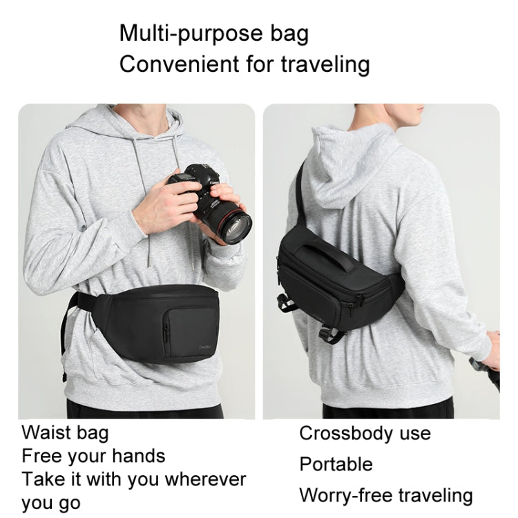 Multi-functional Camera Waist Pack Simple and Lightweight Microslr Camera Bag Casual Waterproof Storage Bag