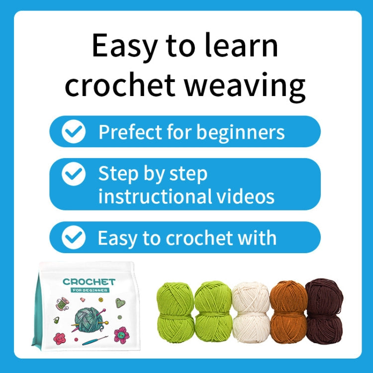 Crochet Starter Kit for Beginners with  Step-by-Step Video Tutorials My Store