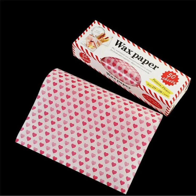 50sheets /Pack Food Wrapping Paper Baking Wax Paper Grease Proof Waterproof Liners My Store