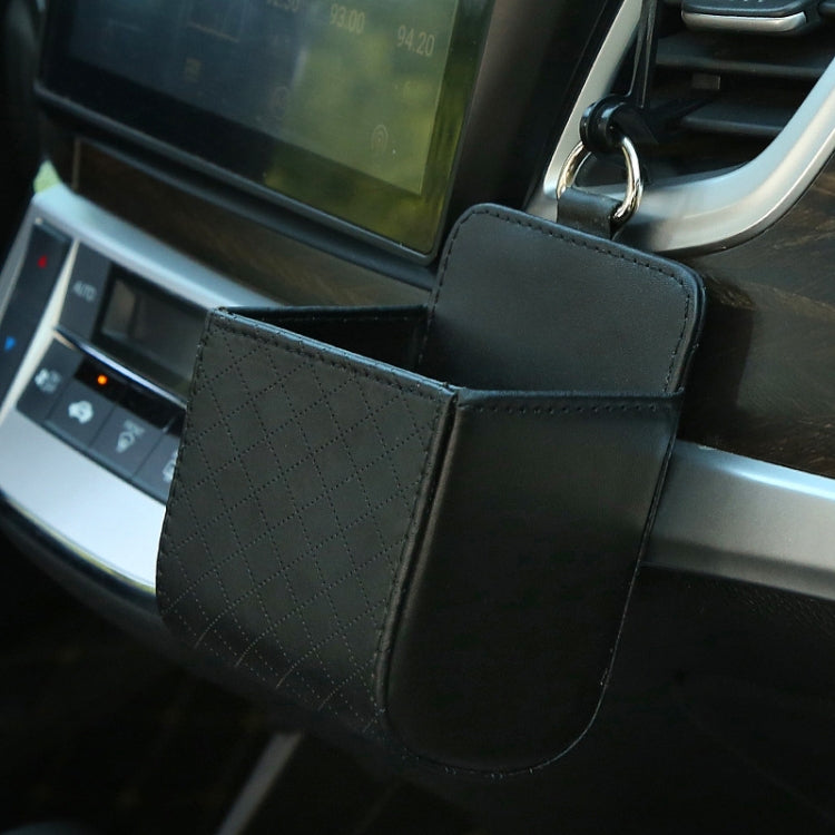 Car Air Outlet Leather Multifunctional Mobile Phone Card Hanging Storage Box ÎҵÄÉ̵ê