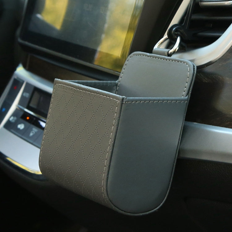 Car Air Outlet Leather Multifunctional Mobile Phone Card Hanging Storage Box ÎҵÄÉ̵ê