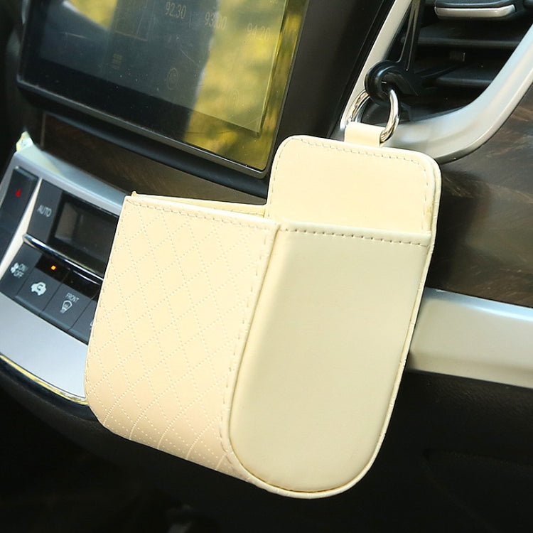 Car Air Outlet Leather Multifunctional Mobile Phone Card Hanging Storage Box ÎҵÄÉ̵ê