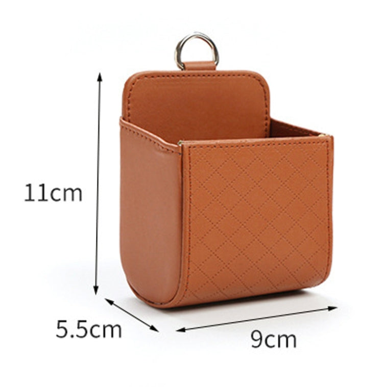 Car Air Outlet Leather Multifunctional Mobile Phone Card Hanging Storage Box ÎҵÄÉ̵ê