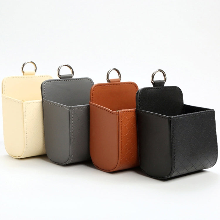 Car Air Outlet Leather Multifunctional Mobile Phone Card Hanging Storage Box ÎҵÄÉ̵ê