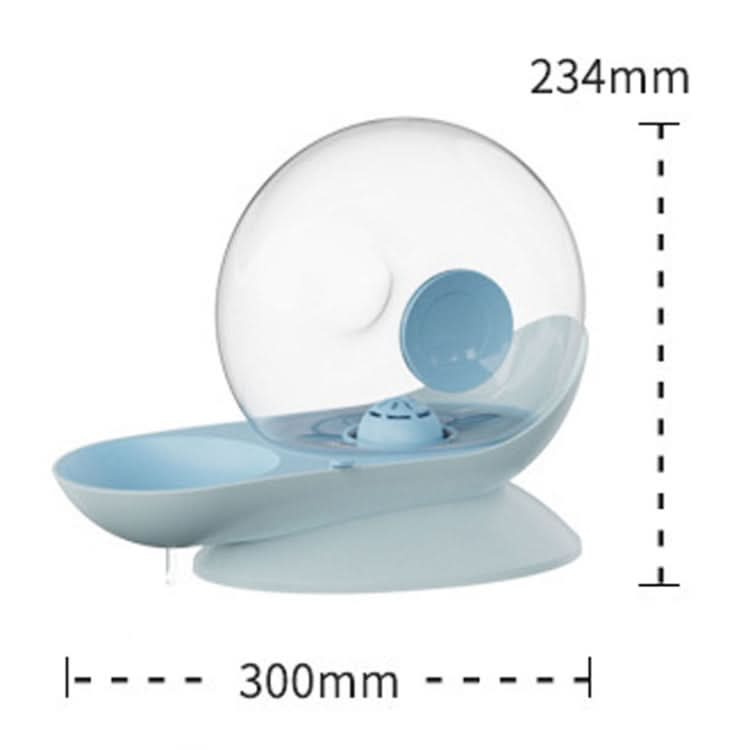 2.8L Snail Pet Water Fountain Automatic Circulating Filtered Water Dispenser(Blue)-Reluova