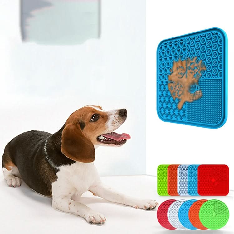 Silicone Pet Licking Placemat Anti-Choking Slow Food Suction Cup Placemat for Cats and Dogs - Reluova