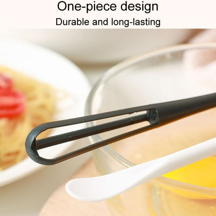 5pcs Household Mini Whisk With Small Spoon Kitchen Multifunctional Stirring Stick(Black)-Reluova