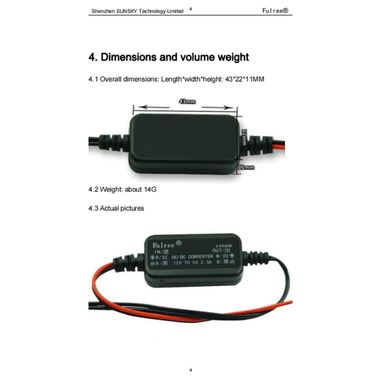 Vehicle Power Supply DC Ultra Thin Step-Down Power Converter