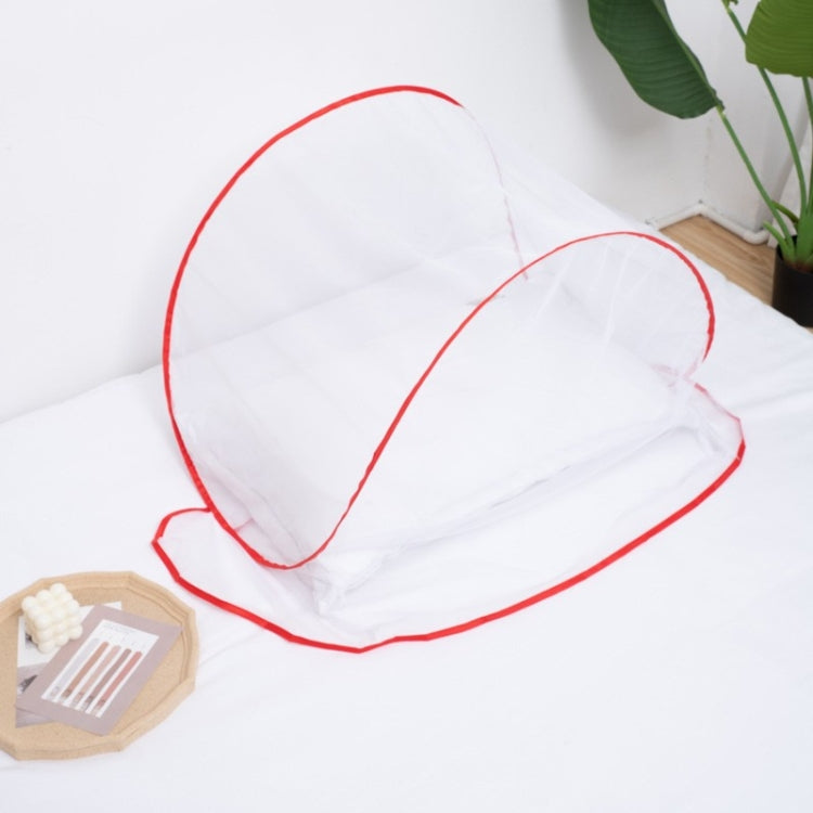 Installation-free Folding Portable Travel Insect-proof Mesh Cover Head Mini Mosquito Net My Store