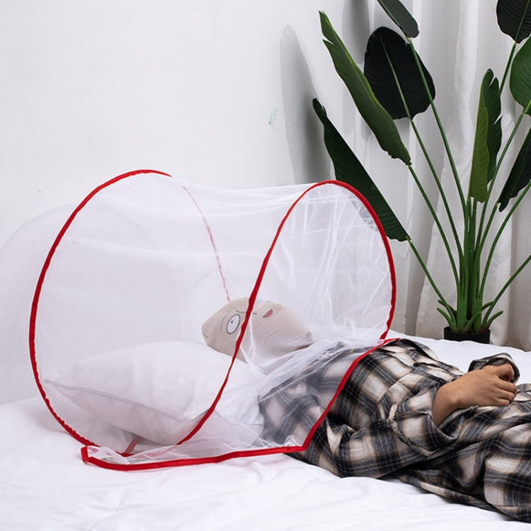 Installation-free Folding Portable Travel Insect-proof Mesh Cover Head Mini Mosquito Net My Store