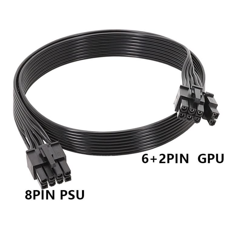 For Corsair 18AWG Flat Cable Power Module Cable Graphics Card Module Cable 8Pin To 8Pin 6+2 My Store