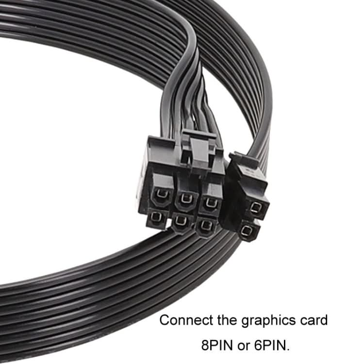 For Corsair 18AWG Flat Cable Power Module Cable Graphics Card Module Cable 8Pin To 8Pin 6+2 My Store