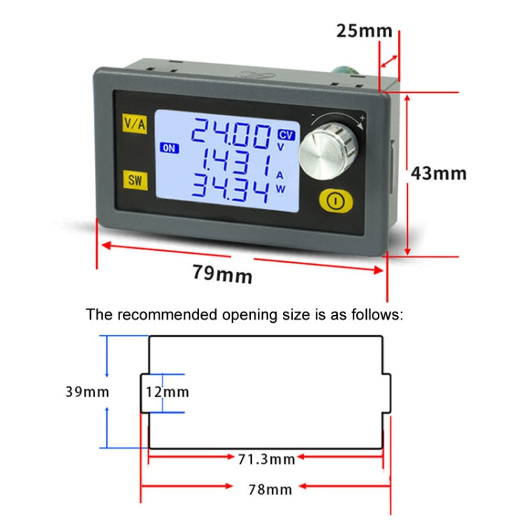 80W 5A DC-DC Adjustable Voltage Regulator Battery Charging Module Reluova