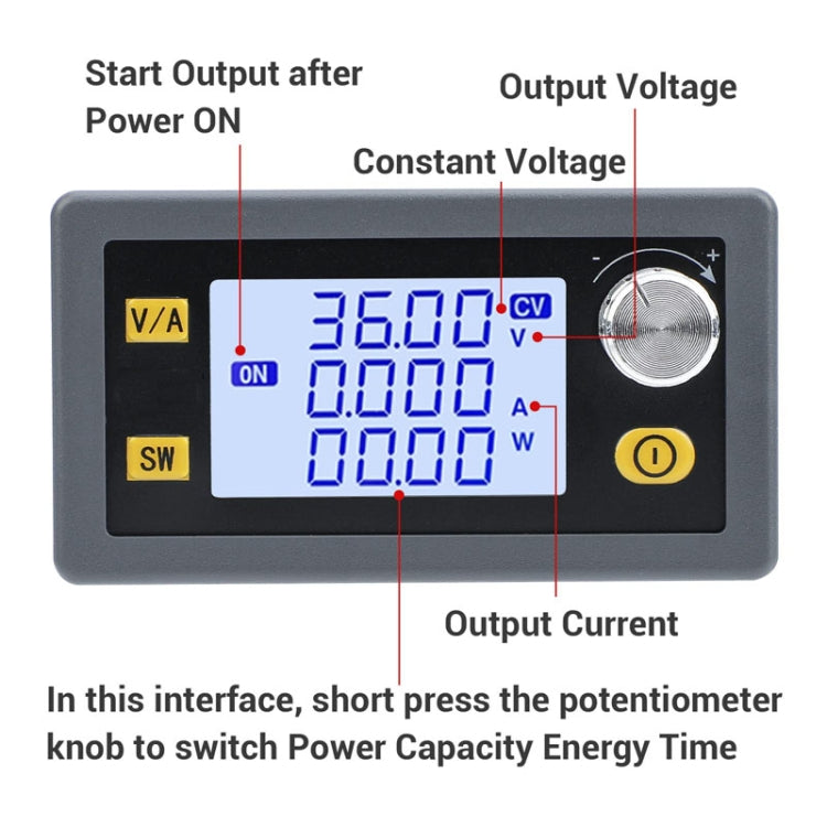 80W 5A DC-DC Adjustable Voltage Regulator Battery Charging Module