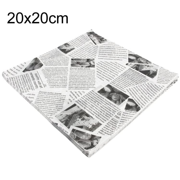 500sheets /Pack Deli Greaseproof Paper Baking Wrapping Paper Food Basket Liners Paper  20 x 20cm White-Reluova