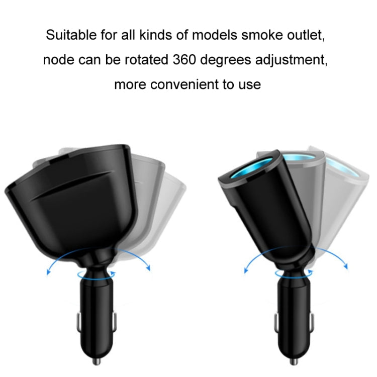 Dual USB Type-C Real-time Digital Display Cigarette Lighter Expansion Car Charger ÎҵÄÉ̵ê