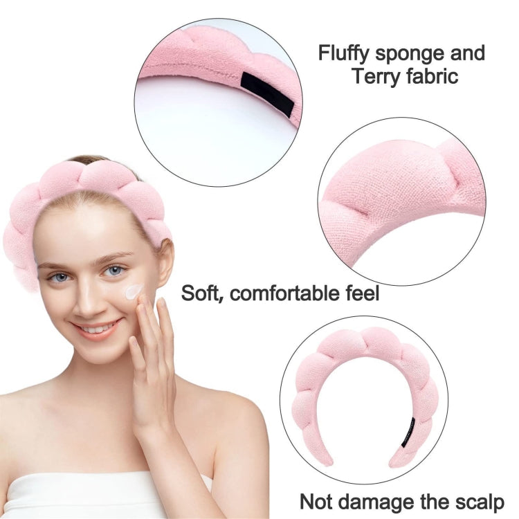 Skincare Headband Wrist Towels Set Women Puffy Headwear My Store