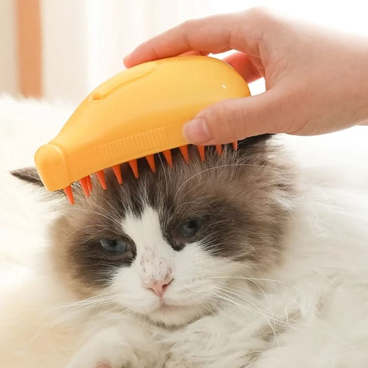 Banana Shape Pet Spray Massage Comb Electrical Cleaning Brush Hair Removal Comb For Dogs And Cats - Reluova