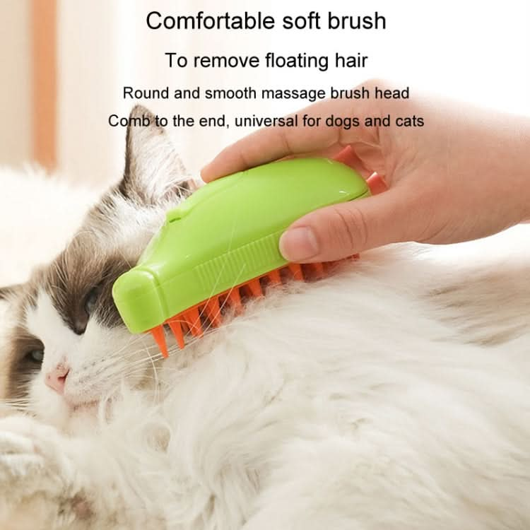 Banana Shape Pet Spray Massage Comb Electrical Cleaning Brush Hair Removal Comb For Dogs And Cats - Reluova