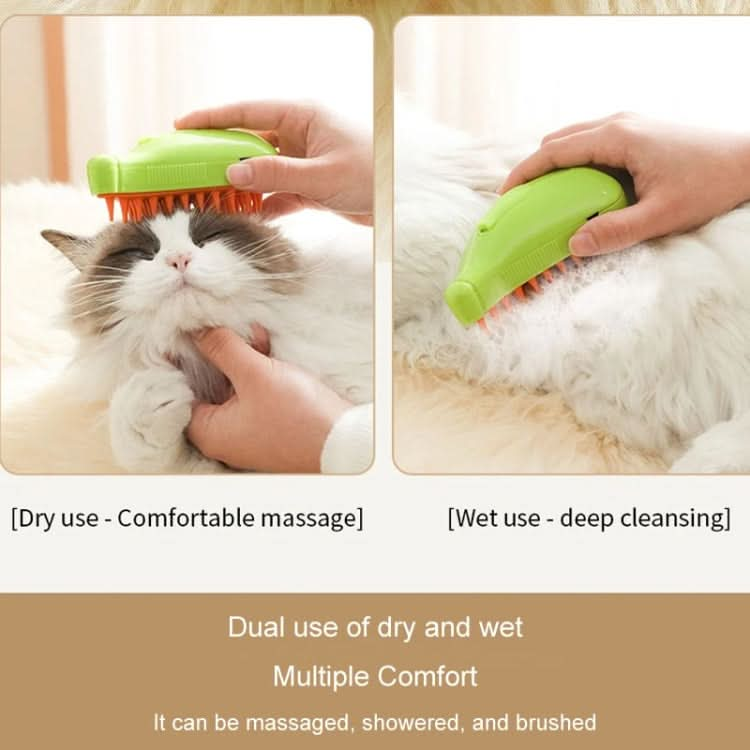 Banana Shape Pet Spray Massage Comb Electrical Cleaning Brush Hair Removal Comb For Dogs And Cats - Reluova