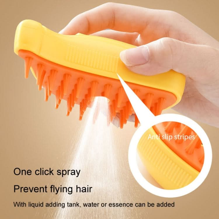 Banana Shape Pet Spray Massage Comb Electrical Cleaning Brush Hair Removal Comb For Dogs And Cats - Reluova