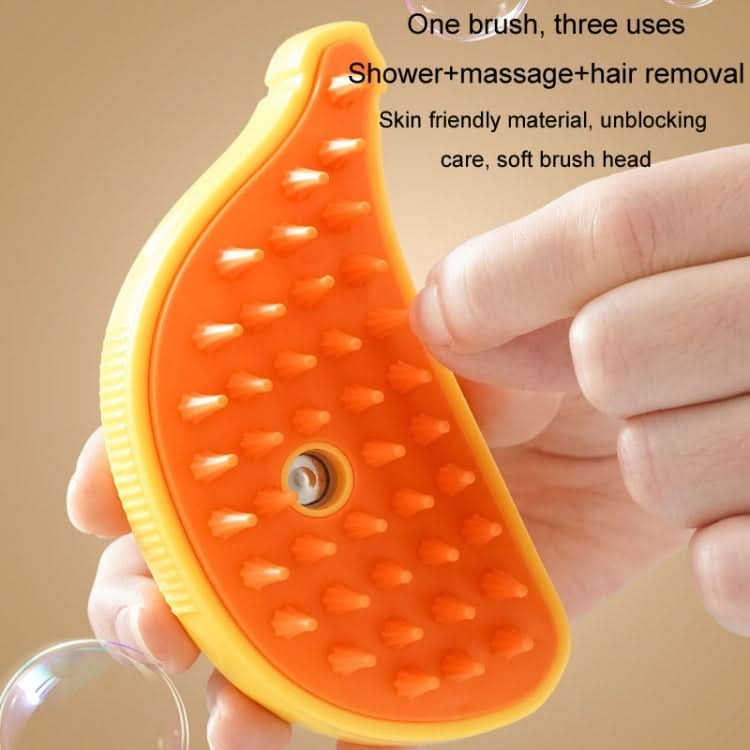 Banana Shape Pet Spray Massage Comb Electrical Cleaning Brush Hair Removal Comb For Dogs And Cats - Reluova