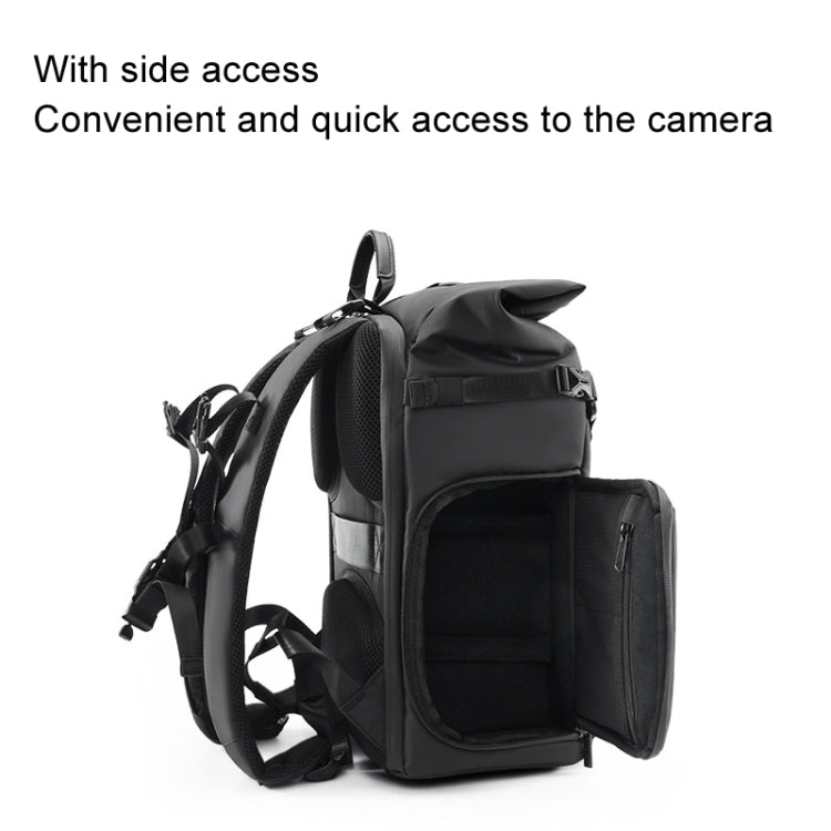 Cwatcun D113 Shoulder Leisure Camera Bag Waterproof High Capacity Outdoor Travel Photography Bag