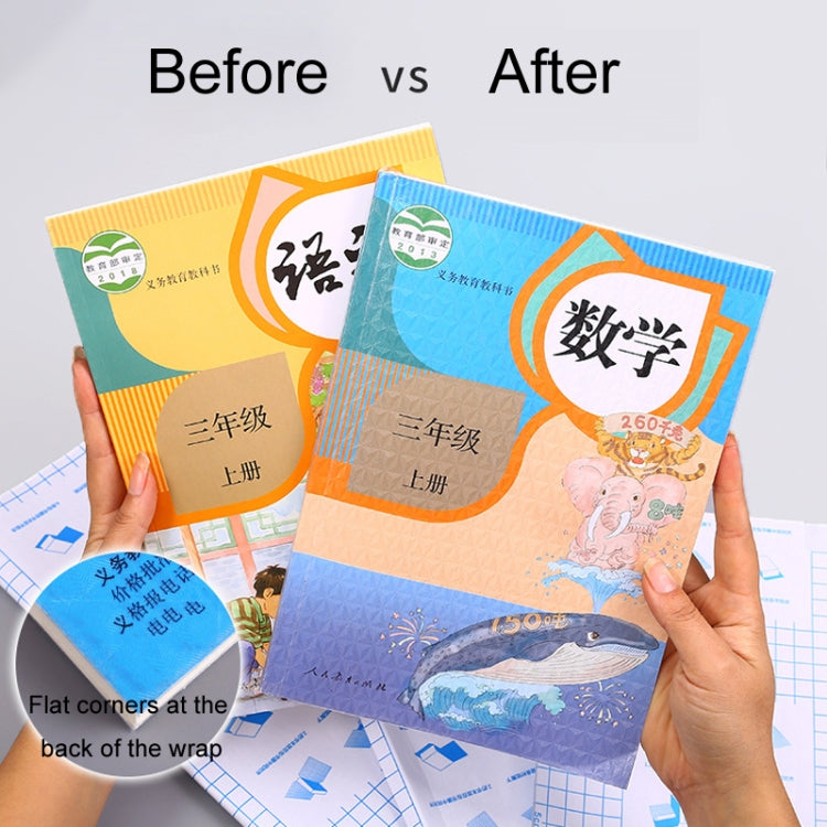 Textbook Self-Adhesive Transparent Waterproof Book Cover My Store