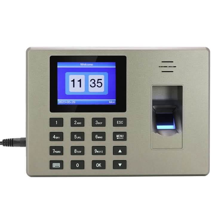 Fingerprint Recognition Voice Broadcast Smart Report Generation Attendance Machine Reluova