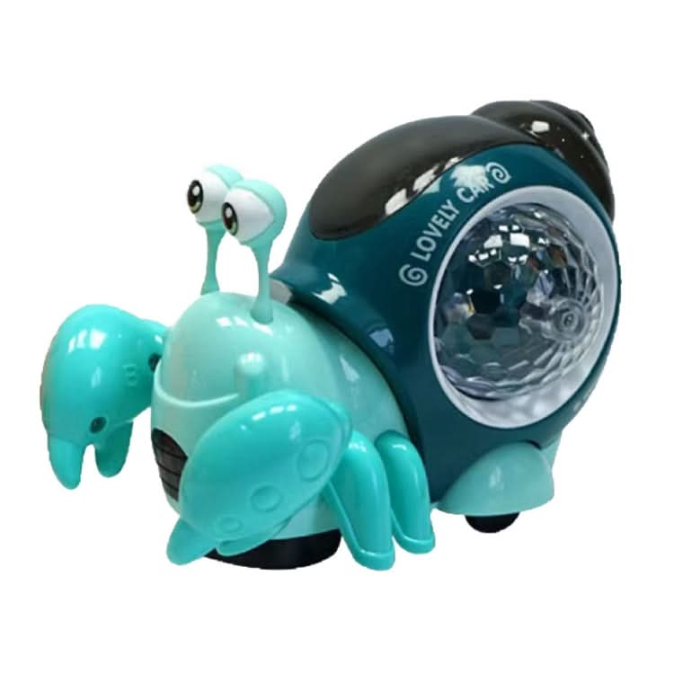 Crawling Hermit Crab Educational Electrical Toys Universal Music Light Projection Cartoon Children Toys Reluova